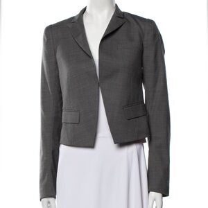 Theory Gray Wool Blazer XS 2